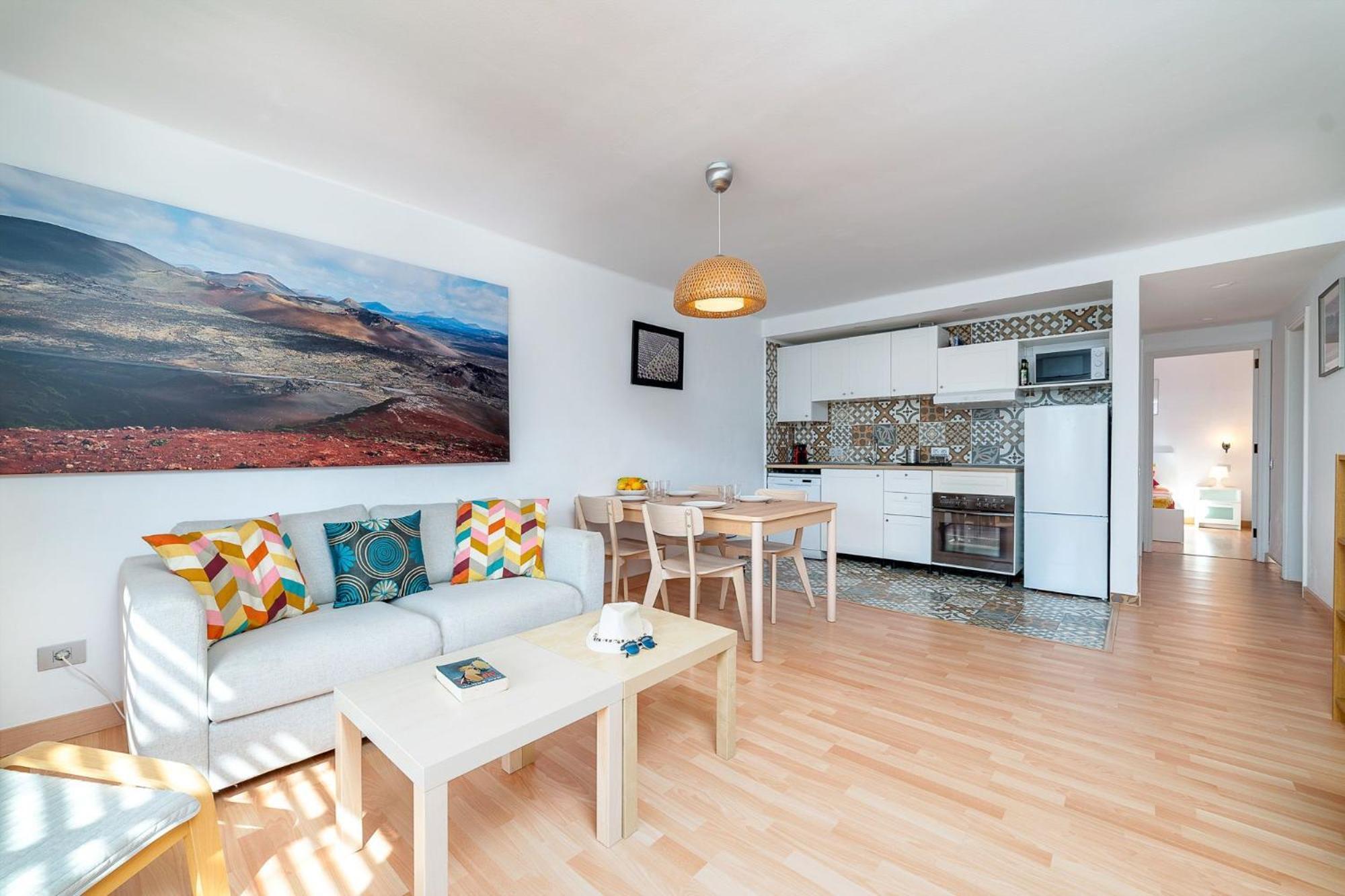 Apartament Playa Bastian 2 Habs 2 Banos Y Super Terraza Costa Teguise Zewnętrze zdjęcie