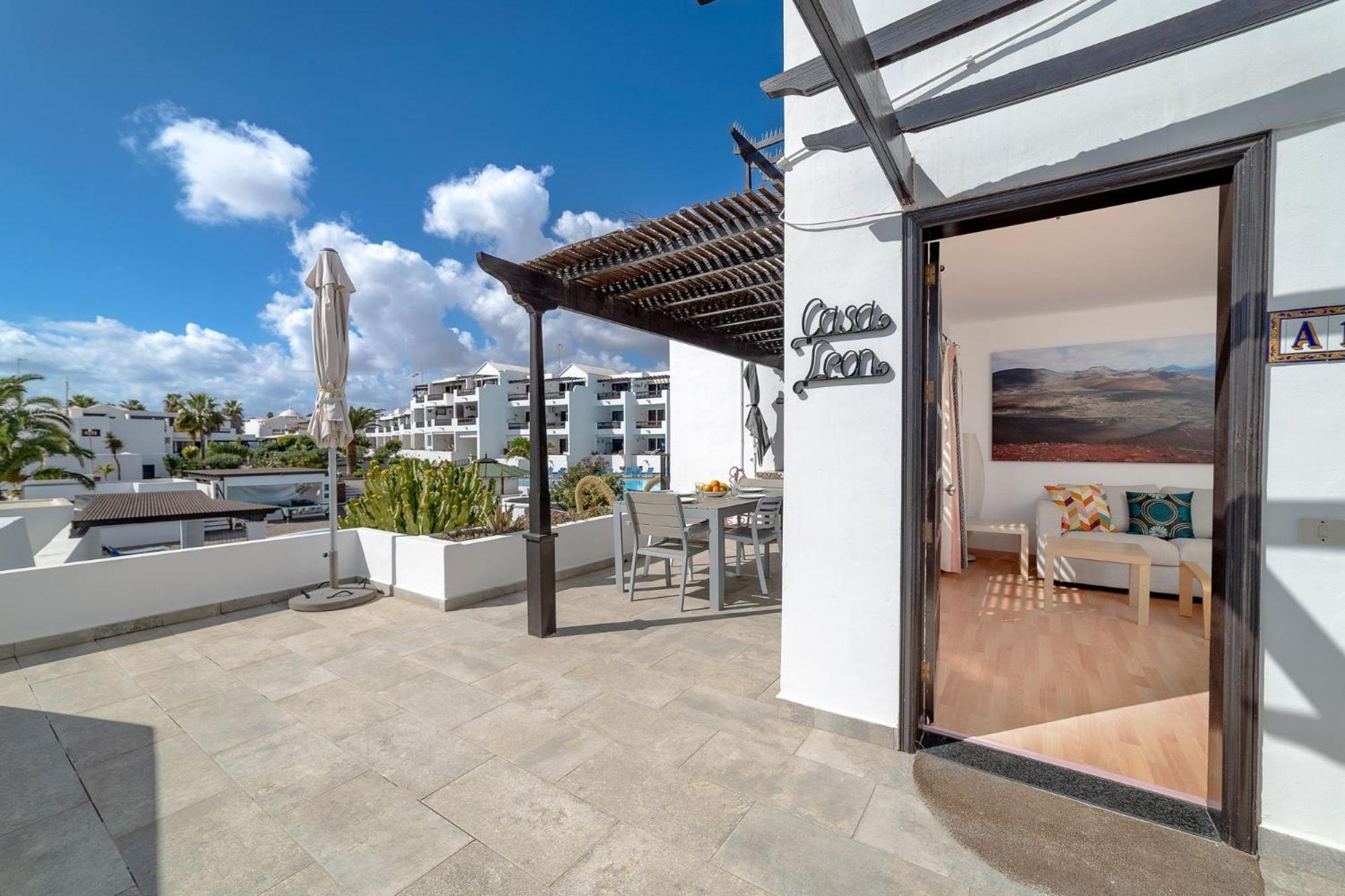 Apartament Playa Bastian 2 Habs 2 Banos Y Super Terraza Costa Teguise Zewnętrze zdjęcie